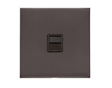 M Marcus Electrical Winchester 1 Gang Telephone Sockets (Master OR Secondary Line), Matt Bronze - W09.691.BK