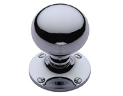 Heritage Brass Westminster Mortice Door Knobs, Polished Chrome - WES970-PC (sold in pairs)