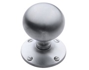 Heritage Brass Westminster Mortice Door Knobs, Satin Chrome - WES970-SC (sold in pairs)