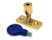 Carlisle Brass Locking Casement Stay Pin, Polished Brass - WF17