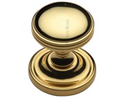 Heritage Brass Whitehall Mortice Door Knobs, Polished Brass - WHI6429-PB (sold in pairs)