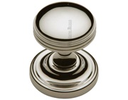 Heritage Brass Whitehall Mortice Door Knobs, Polished Nickel - WHI6429-PNF (sold in pairs)