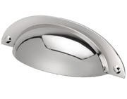 Access Hardware Cupboard Drawer Cup Handle (66mm c/c), Polished Chrome - X8801PC