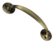 Prima Cranked Bow Handle (152mm Or 190mm), Antique Brass - XL112