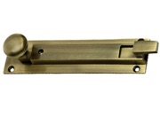 Prima Cranked Locking Bolt (152mm x 36mm OR 205mm x 39mm), Antique Brass - XL2000A