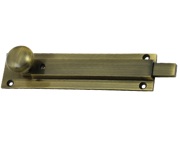 Prima Surface Mounted Locking Door Bolt (152mm x 36mm), Antique Brass - XL2017A 