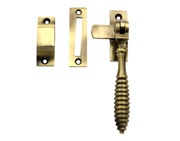 Prima Beehive Casement Fastener With Hook And Mortice Plate, Antique Brass - XL2023