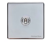 M Marcus Electrical Studio 20 AMP 1 Gang 2 Way Dolly Switch, Polished Chrome (Trimless) - Y02.2400.PC