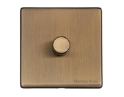 M Marcus Electrical Studio 1 Gang Trailing Edge Dimmer Switch, Antique Brass (Trimless) - Y91.260.TED