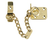 Zoo Hardware Heavy Duty Door Chain (200mm Length), Polished Brass - ZAB15