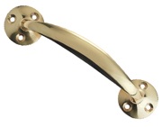 Zoo Hardware Victorian Bow Handle, Polished Brass - ZAB83