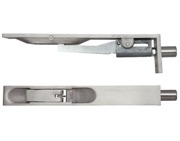 Zoo Hardware ZAS Square Profile Lever Action Flush Bolts (Various Sizes), Satin Stainless Steel - ZAS02SS
