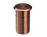 Zoo Hardware Dust Excluding Socket For Flush Bolts (Concrete), PVD Bronze - ZAS14-PVDBZ