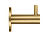 Zoo Hardware ZAS Concealed Fix Wall Mounted Hook With Rose, Favo Satin Brass - ZAS75-FSB