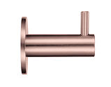 Zoo Hardware ZAS Concealed Fix Wall Mounted Hook With Rose, Tuscan Rose Gold - ZAS75-TRG
