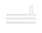 Zoo Hardware ZAS Concealed Fix Wall Mounted Hook, Powder Coated White - ZAS76-PCW