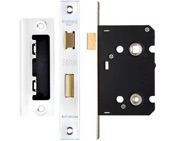 Zoo Hardware Contract Bathroom Lock (64mm OR 76mm), Polished Stainless Steel - ZBC64PS