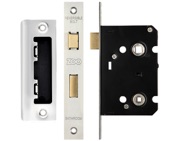 Zoo Hardware Contract Bathroom Lock (64mm OR 76mm), Satin Stainless Steel - ZBC64SS