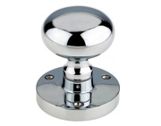 Zoo Hardware Contract Mushroom Mortice Door Knobs, Polished Chrome - ZCB35CP (sold in pairs)