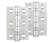 Zoo Hardware 3 Inch Grade 201 Hinge, Polished Stainless Steel - ZHSS232P (sold in pairs)