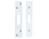 Zoo Hardware Face Plate And Strike Plate Accessory Pack, Polished Chrome - ZLAP11BCP