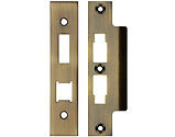 Zoo Hardware Face Plate And Strike Plate Accessory Pack For Horizontal Lock, Florentine Bronze - ZLAP16BFB