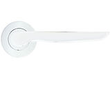 Zoo Hardware Stanza Vigo Contract Range Lever On Round Rose, Polished Chrome - ZPA080-CP (sold in pairs)