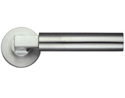 Zoo Hardware ZPS Orion Lever On Round Rose, Satin Stainless Steel - ZPS110SS (sold in pairs)