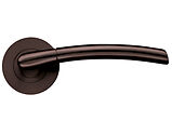Zoo Hardware Stanza Olympus Lever On Round Rose, Etna Bronze - ZPZ140-ETB (sold in pairs)