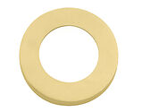 Zoo Hardware Spare Round Screw On Rose Pack (For ZPZ Handles), Favo Satin Brass - ZPZSR-FSB