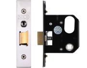 Zoo Hardware UK Replacement Oval Night Latch (65.5mm OR 78mm), Satin Stainless Steel - ZURNL64SS