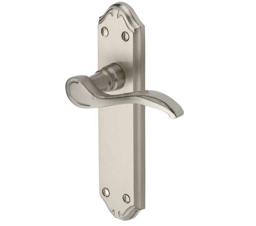 Heritage Brass Verona Satin Nickel Door Handles - MM624-SN (sold in ...
