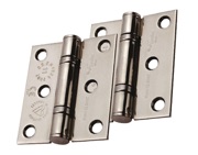Eurospec Enduro 3 Inch Grade 11 Ball Bearing Hinges, Polished Stainless Steel - HIN13225/11BSS (sold in pairs)