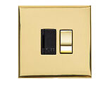 M Marcus Electrical Winchester Single 13 AMP Fused Switched Spur, Polished Brass - W01.235.PBBK